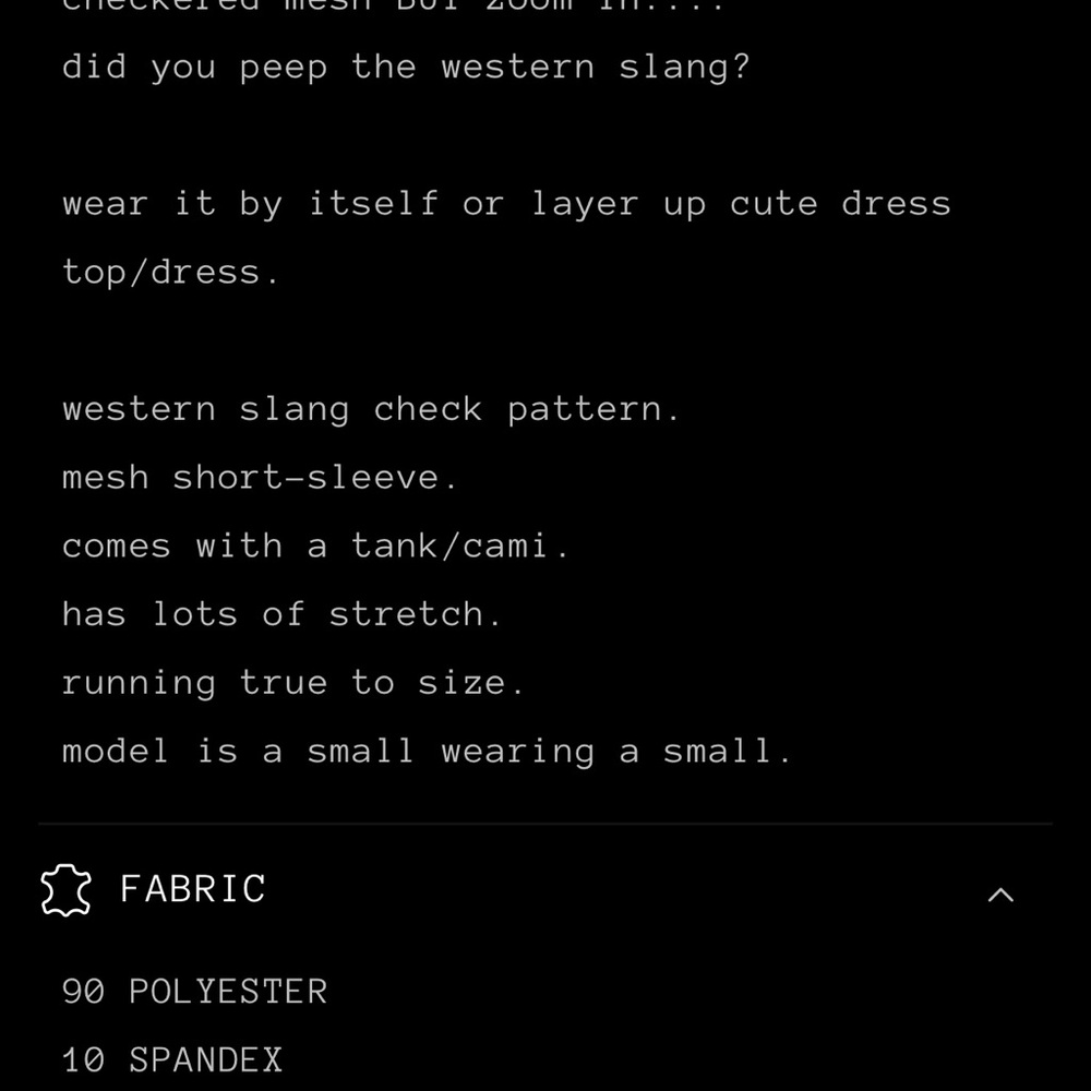 2FlyCo Slang N Bang Mesh Top & Cami - Picture 12 of 12